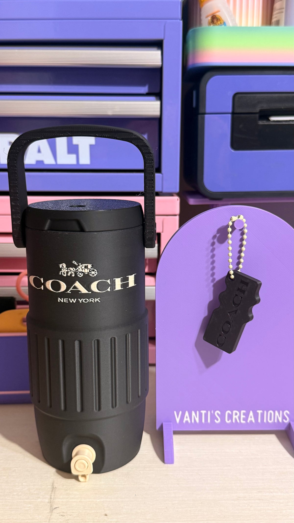3D Black Purse Inspire Can Holder