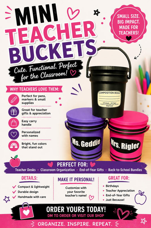 Mini Teacher Buckets